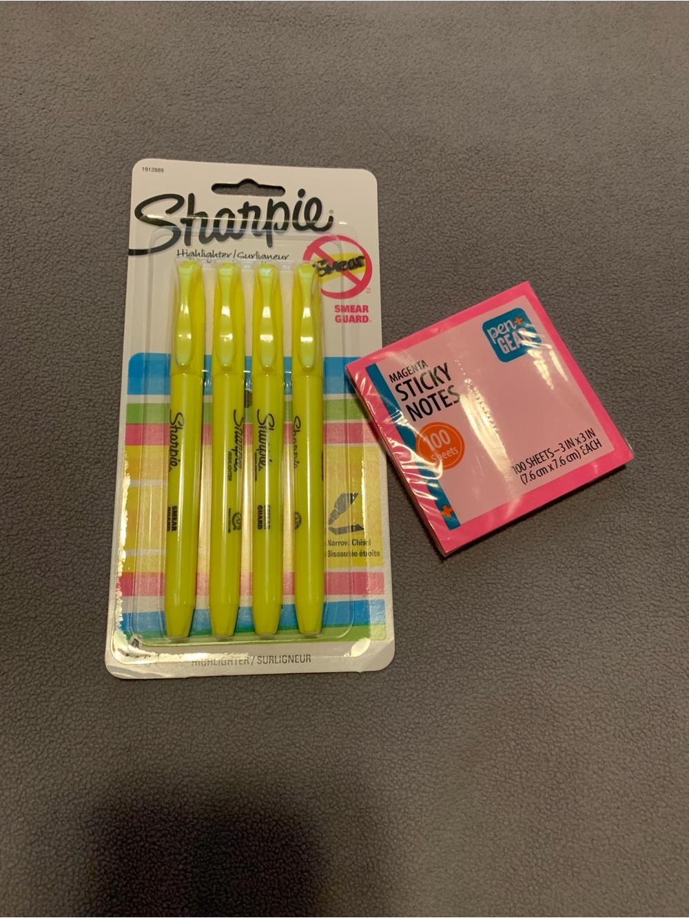Sharpie Yellow Highlighter Set – 4 Pack